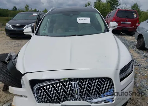 2021 Lincoln Nautilus Reserve z USA, uszkodzony, nr VIN 2LMPJ8KPXMBL09807